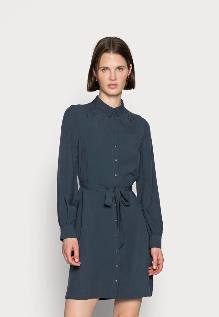 Peignoir ANNA FIELD Anna Field Woven Blouse Dress Bleu Marine Femme | RDW-5197218